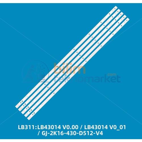 PHİLİPS 49PUS6101/12 TELEVİZYON LED BAR GRUBU ORİJİNAL-LB311