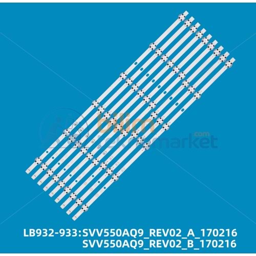 VESTEL 55UD8460 TELEVİZYON LED BAR GRB. ORİJİNAL -LB932