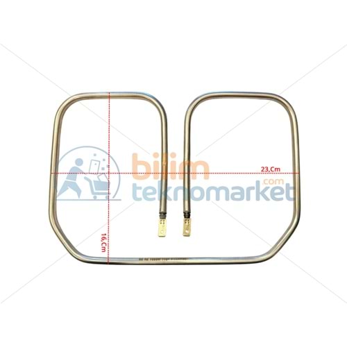 TOST MAKİNESİ REZİSTANSI KÖŞELİ 110V 1000W 9197061295 ORİJİNAL