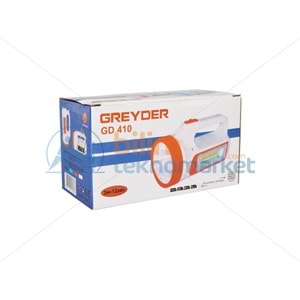 GREYDER GD-410 SOLAR ŞARJLI 3 WATT 12 LED EL FENERİ IŞILDAK 29408