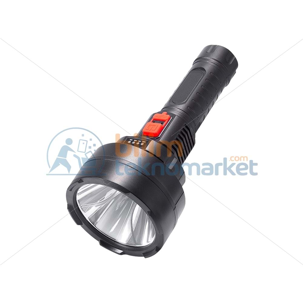 POWERMASTER HY-789 USB'Lİ 3 MODLU ŞARJLI EL FENERİ 7373