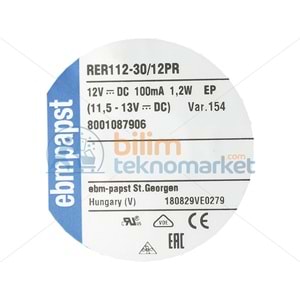 BOSCH BUZDOLABI FAN MOTORU 12V/1.2W 12011250, 12011865, 12024148
