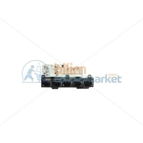 REGAL PRATİCA 8100T-TY ÇAMAŞIR MAKİNESİ 5 Lİ F2 BUTONU VE IŞIK TAŞIYICISI 42107511 ORİJİNAL