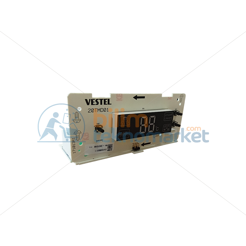 VESTEL TRV-65/E DİJİTAL ELEKTRİKLİ TERMOSİFON ELEKTRONİK KART GRUBU 20805871 ORİJİNAL