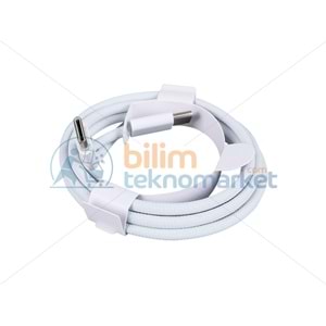 WEKO WK-26525 BEYAZ IPHONE 15 VE ÜZERİ TYPE-C TO TYPE C ŞARJ KABLOSU