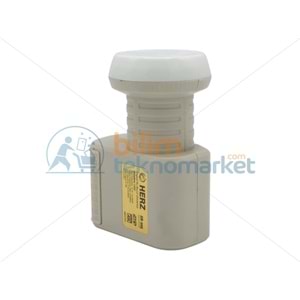 HERZ HR-905 DİGİTAL QUATTRO SANTRAL TİPİ KU-BAND LNB - ALTIN UÇLU 0.1DB