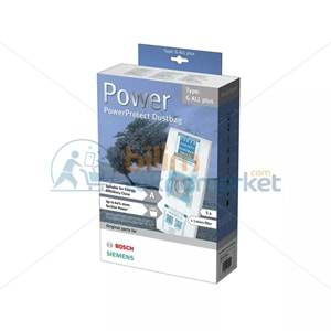 BOSCH GL-40 SÜPÜRGE TOZ TORBASI KUTULU 4,LÜ ORİJİNAL