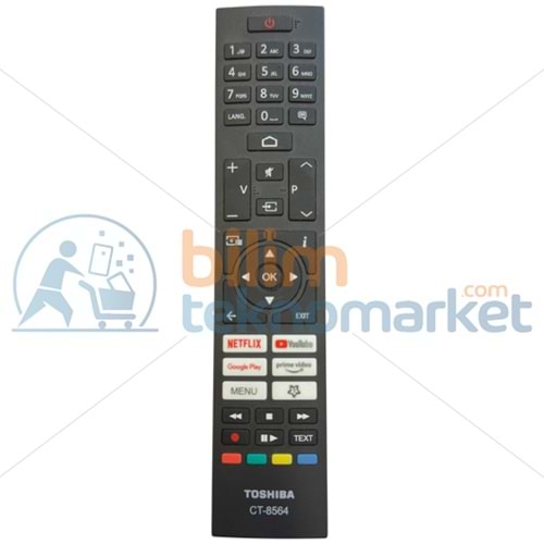 TOSHIBA CT-8564 55UA2063DT TELEVİZYON KUMANDASI 30109080 ORİJİNAL