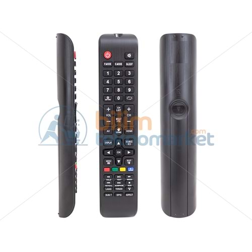 DİJİTSU 55SH * ROSE ATV-232 * TECHNOBOX LCD LED TV KUMANDASI 32064-40109-2137