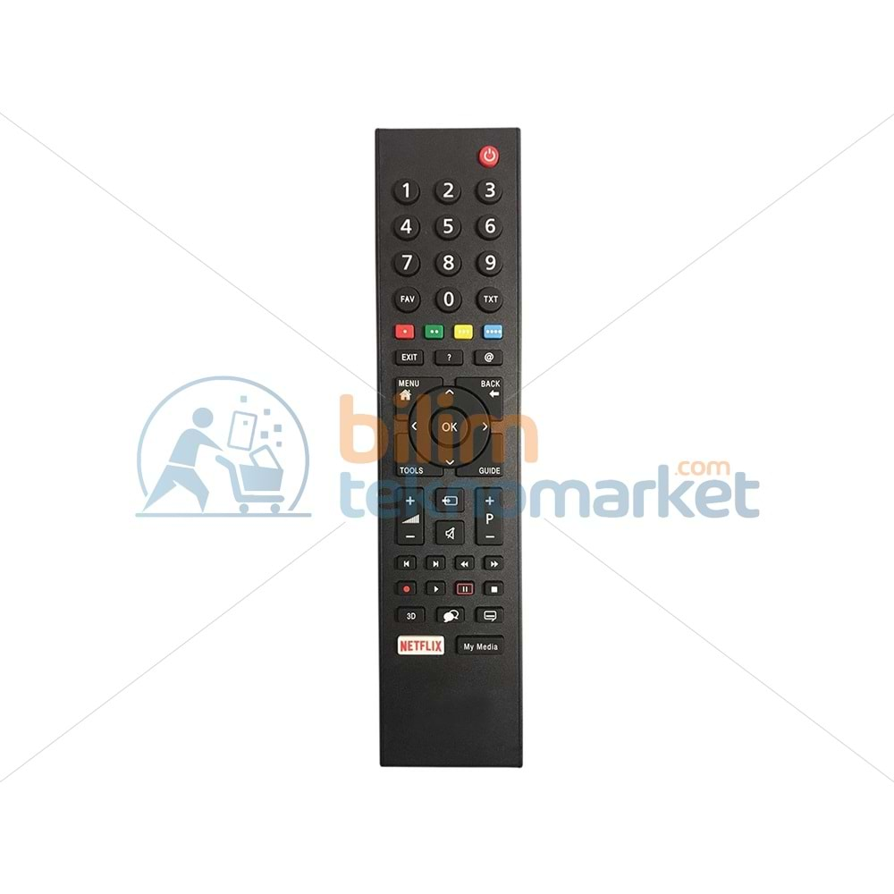 ARÇELİK-BEKO-GRUNDIG LED TV KUMANDASI_NETFLIX TUŞLU