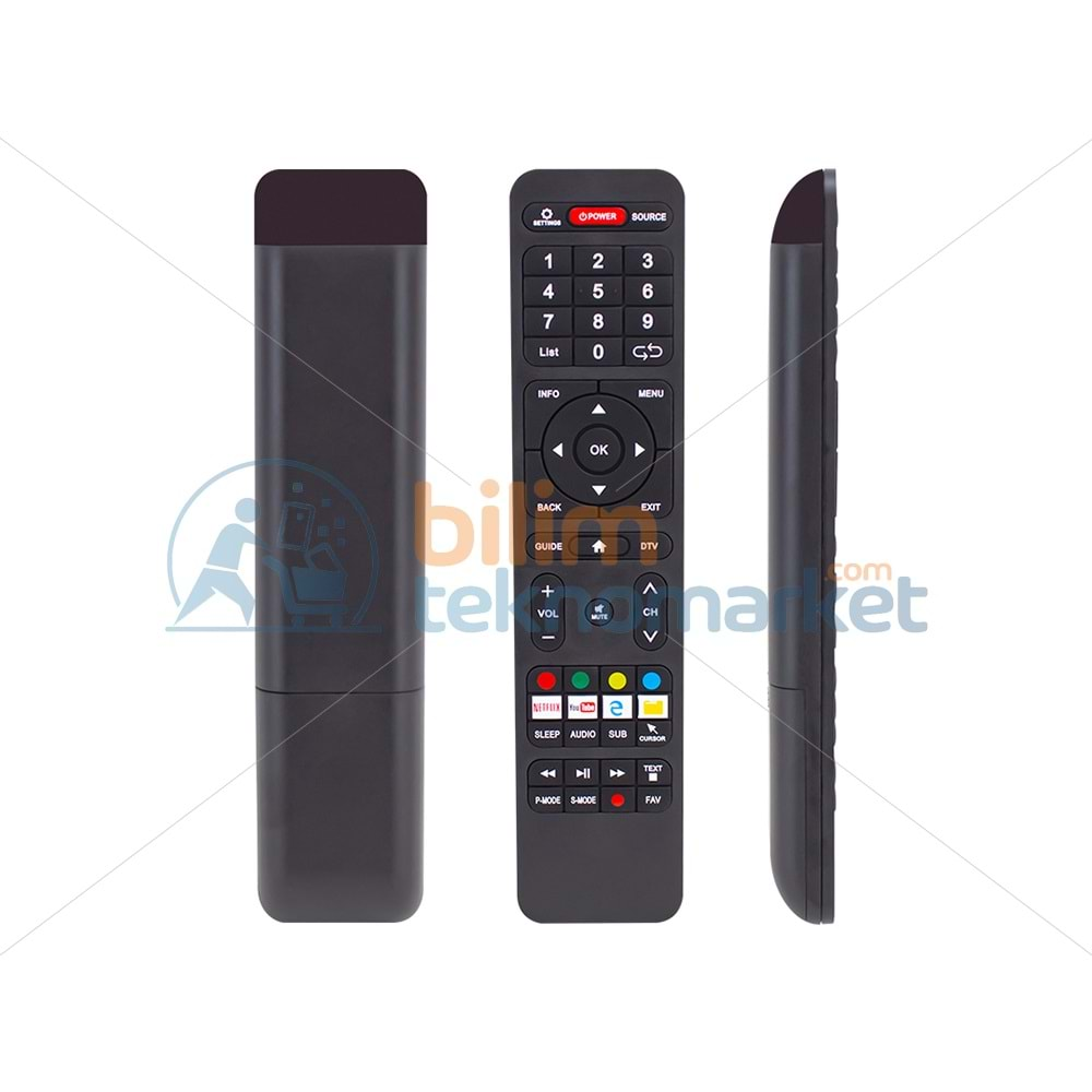 STRONG HELLO HL-3201 ANDROID SUB-CURSOR-NETFLIX TUŞLU LCD LED TV KUMANDASI 12440