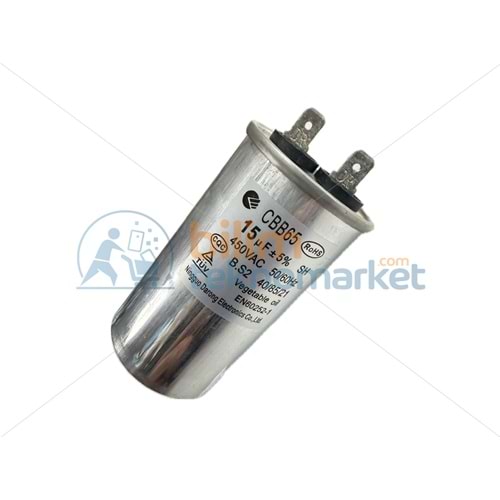 REGAL KURUTMA MAKİNESİ KAPASİTÖRÜ 15 UF_450V 32041424 ORİJİNAL