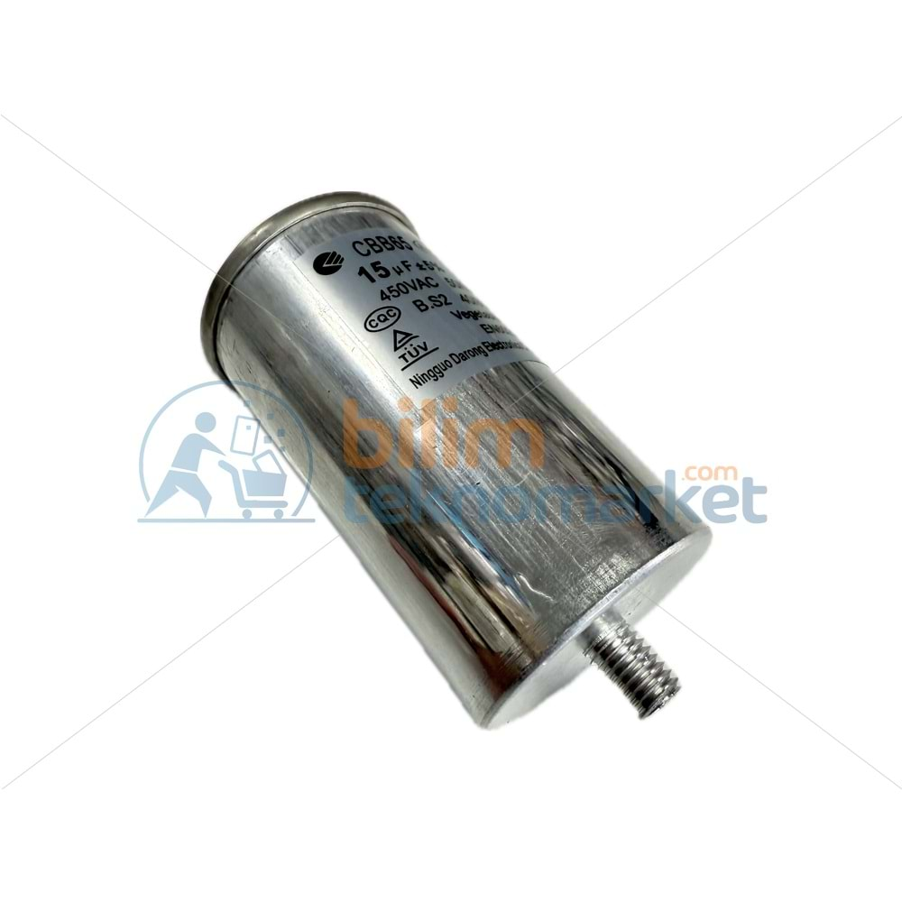 FİNLUX KURUTMA MAKİNESİ KAPASİTÖRÜ 15 UF_450V 32041424 ORİJİNAL