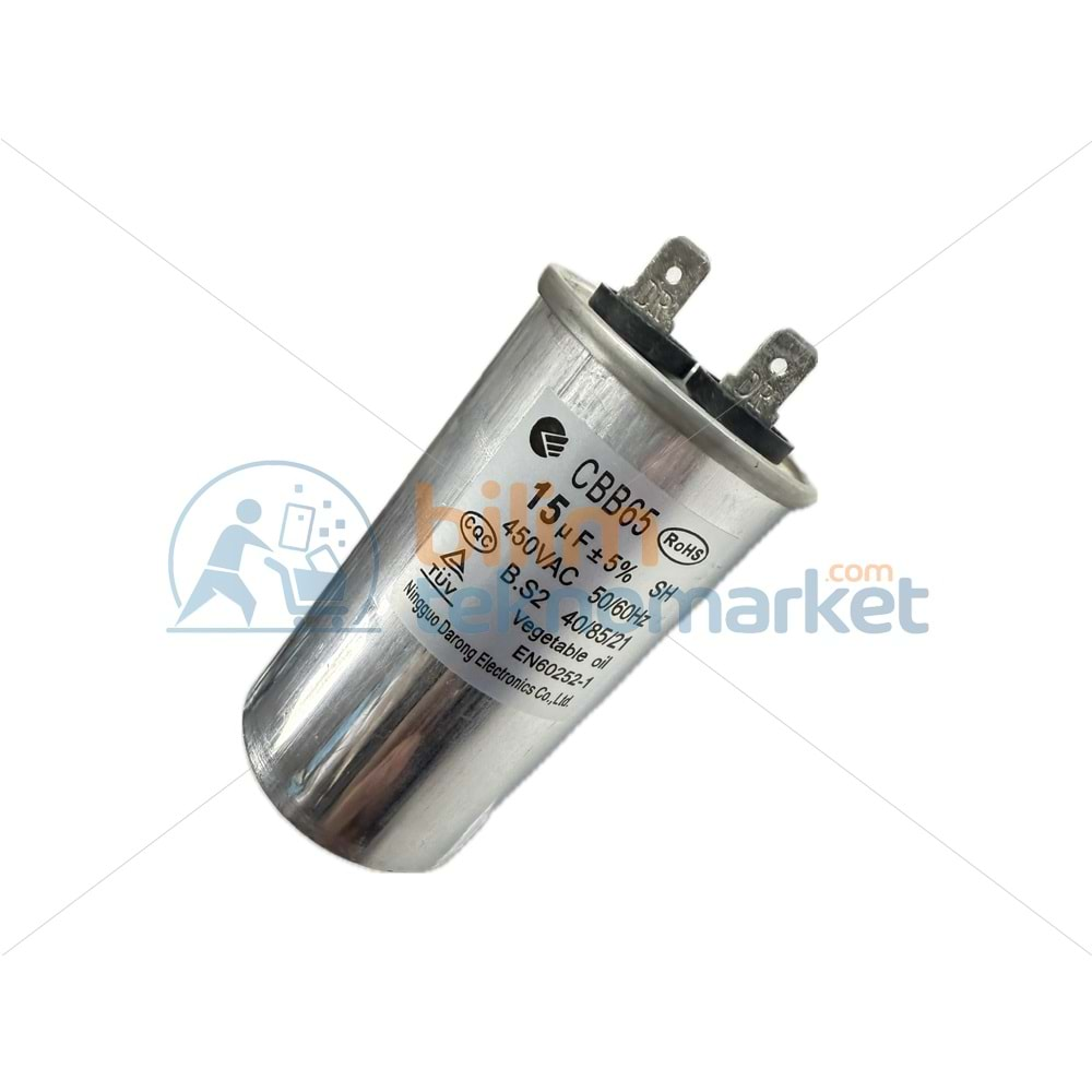 DAEWOO KURUTMA MAKİNESİ KAPASİTÖRÜ 15 UF_450V 32041424 ORİJİNAL