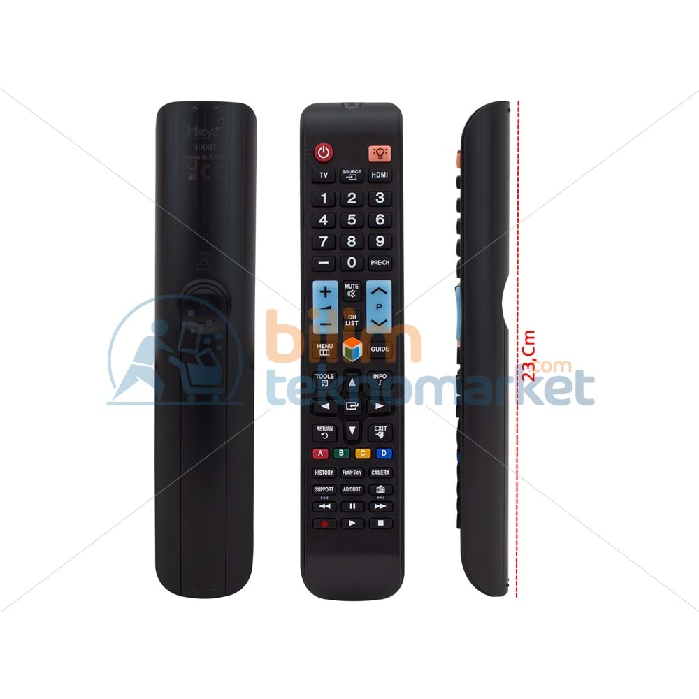 SAMSUNG SOURCE TUŞLU LED TELEVİZYON KUMANDASI (UZUN) (70136/40037/32064)