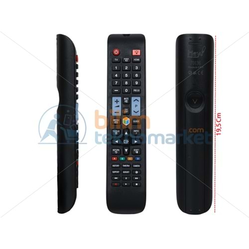 SAMSUNG SOURCE TUŞLU LED TELEVİZYON KUMANDASI (KÜÇÜK KALIP) RM-D1078+1 (70136=40037=32064)