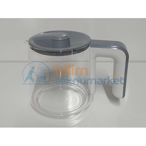 Vestel Sefa Çay Makinesi Cam Demlik Beyaz (Süzgeçsiz) 45013034 Orijinal