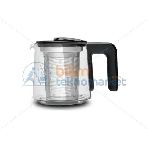Vestel Kea V-Brunch Sefa Çay Makinesi Cam Demlik Siyah (Süzgeçli) 45013035/43107621 Orijinal